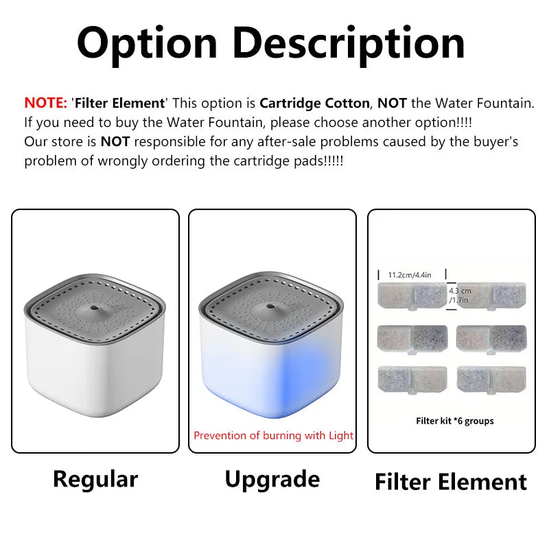 PurrFlow™ – 3L Cat Water Fountain Auto ERecirculate Filter Large Capacity Filtring Cat 2