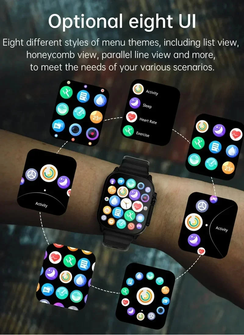 FitWatch™ – Men Smart Watch 2.01 Inch HD Screen Bluetooth Call Health Fitness Tracker 2