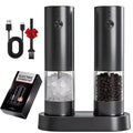 SpinMill™ Duo – Electric Salt & Pepper Grinder Set with LED Light