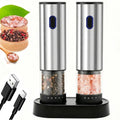 SpinMill™ – Electric Rechargeable Salt & Pepper Grinder