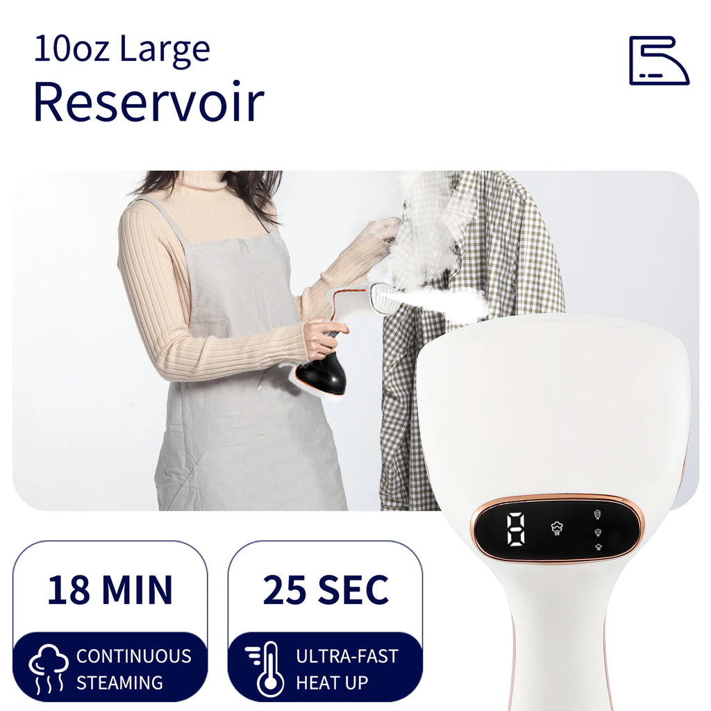 SteamTouch™ – 1800W Touch-Screen Handheld Steam Iron (15s Preheat) 2