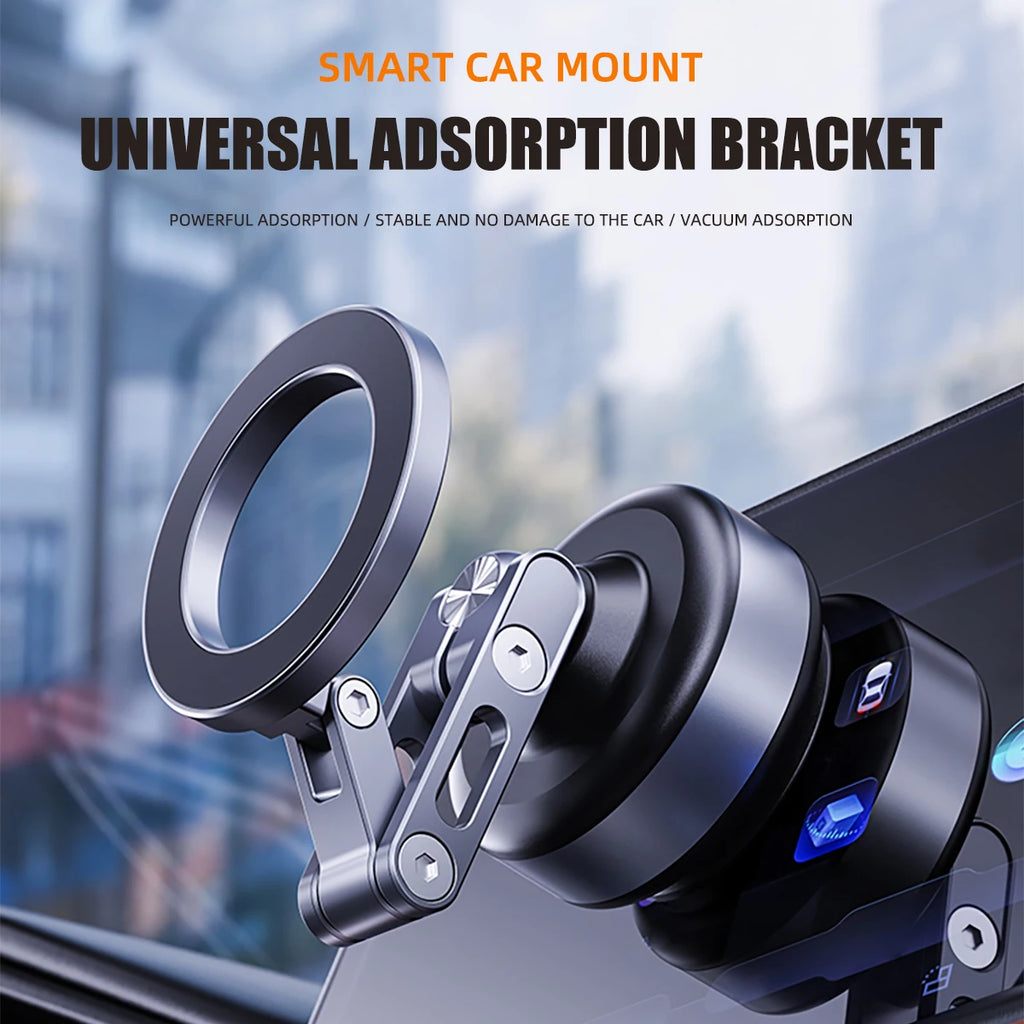 MagMount™ – Vacuum Magnetic Suction Cup Car Mobile Phone Mount Universal Folding Phone 5