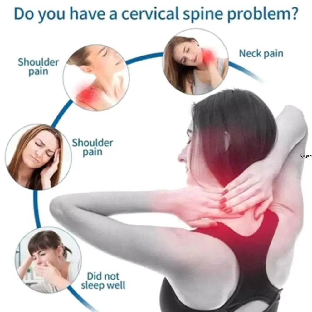 CervicalRelax™ – Cervical Traction Pillow for Neck Pain Relief