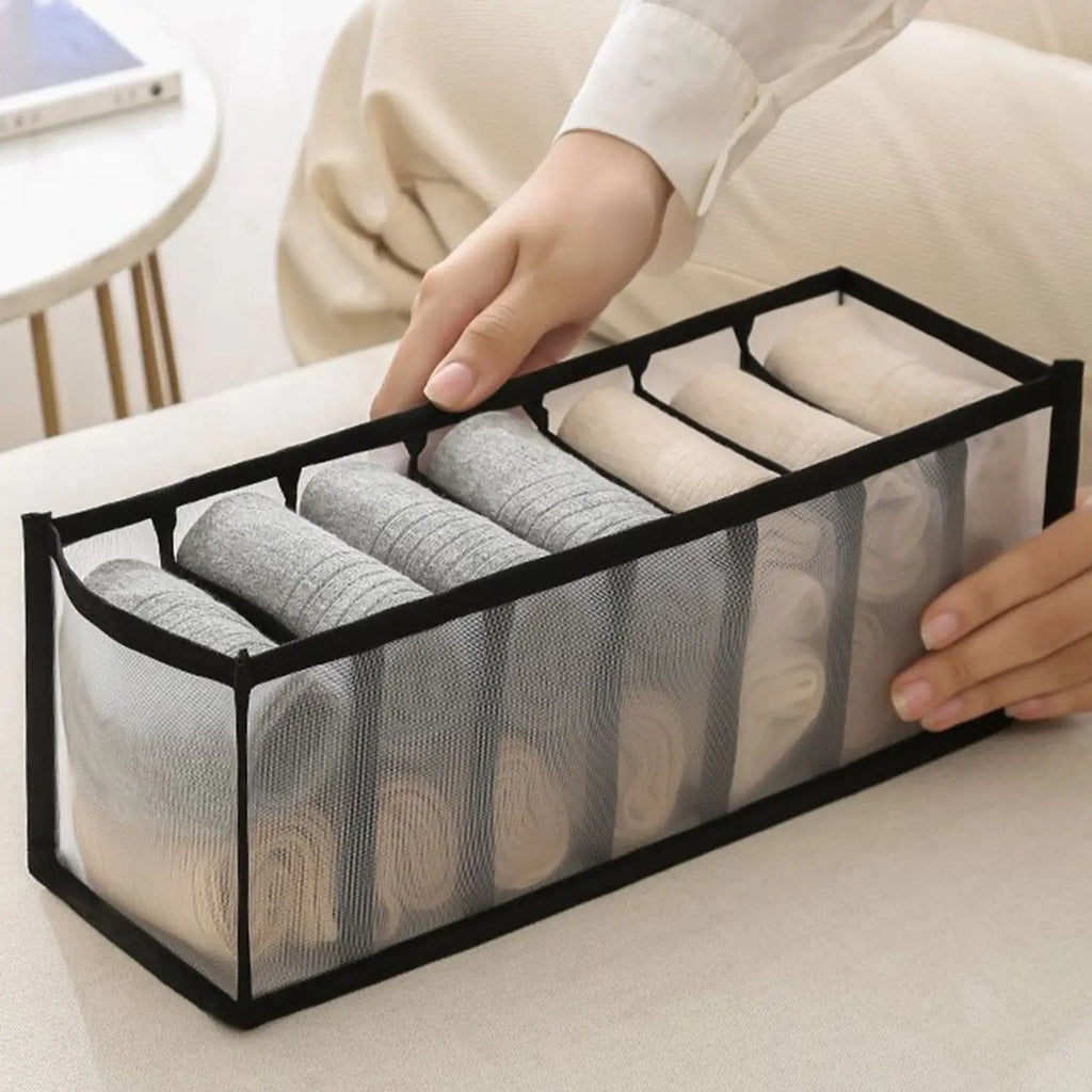 TidyBox™ – Closet Organizer for Socks Home Separated Underwear Storage Box 7/9/11 5