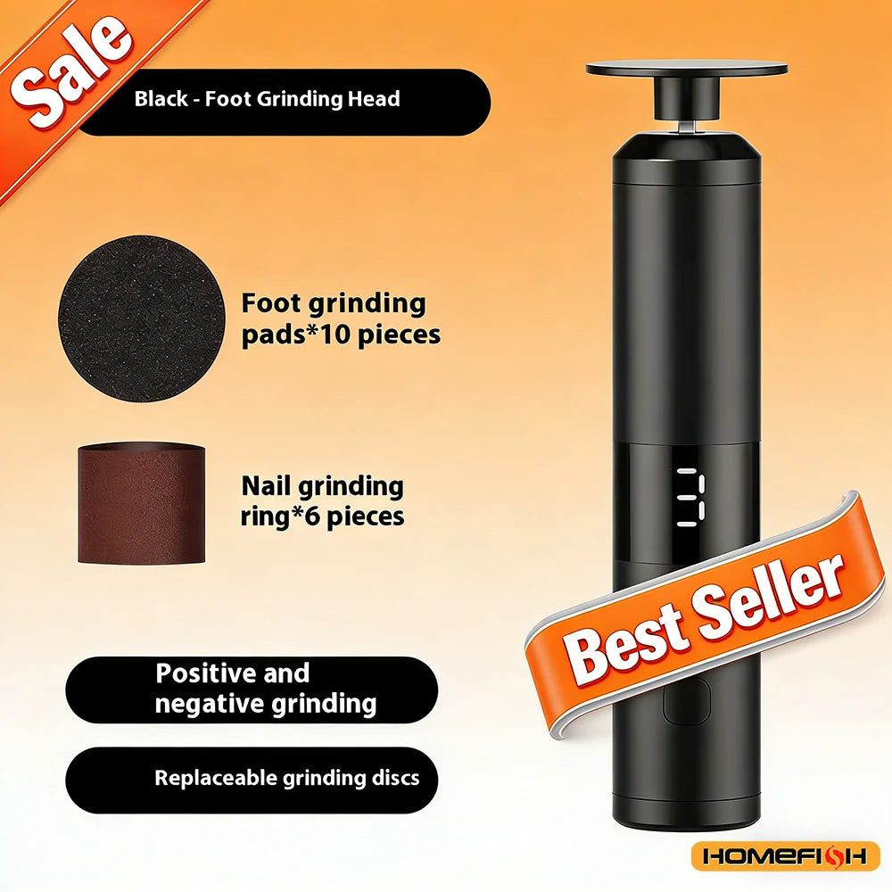 SmoothStep™ – Electric Callus Remover with 3 Speeds & LCD Display, Fast Charging for Home 3
