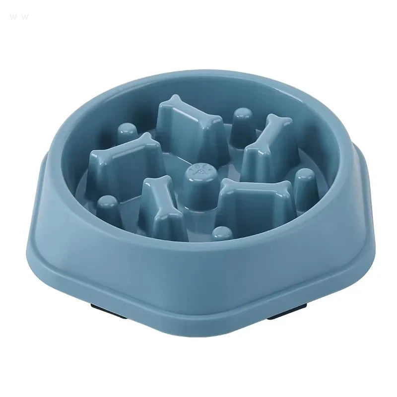 SlowBite™ – Pet Slow Food Bowl Anti-choking Feeder PP Plastic Dish Bowl Home Dog Eating 6