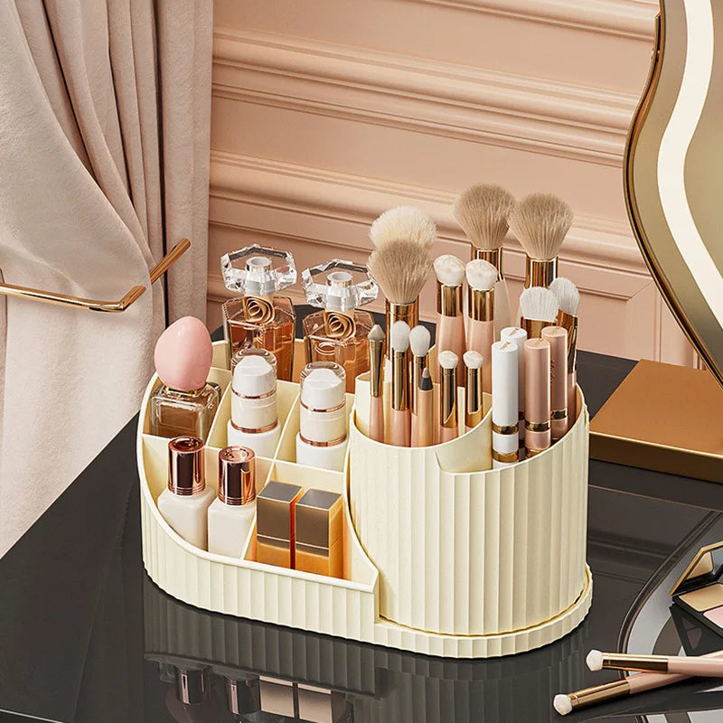 SpinVanity™ – 360° Rotatable Cosmetic Organizer Lipstick, Makeup Brush Organizer, Desktop 4