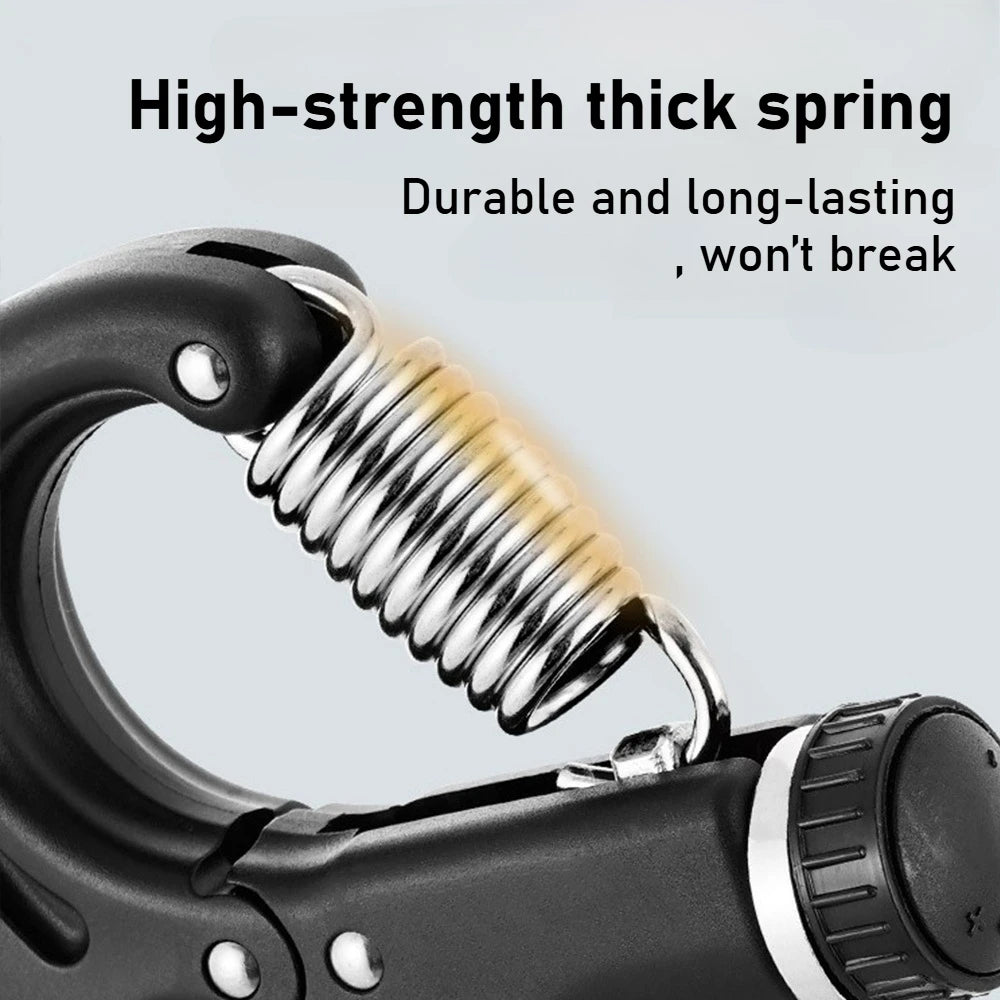 GripPro™ – 10-100Kg Adjustable Heavy Gripper Fitness Hand Exerciser Grip FatGrip Wrist 4