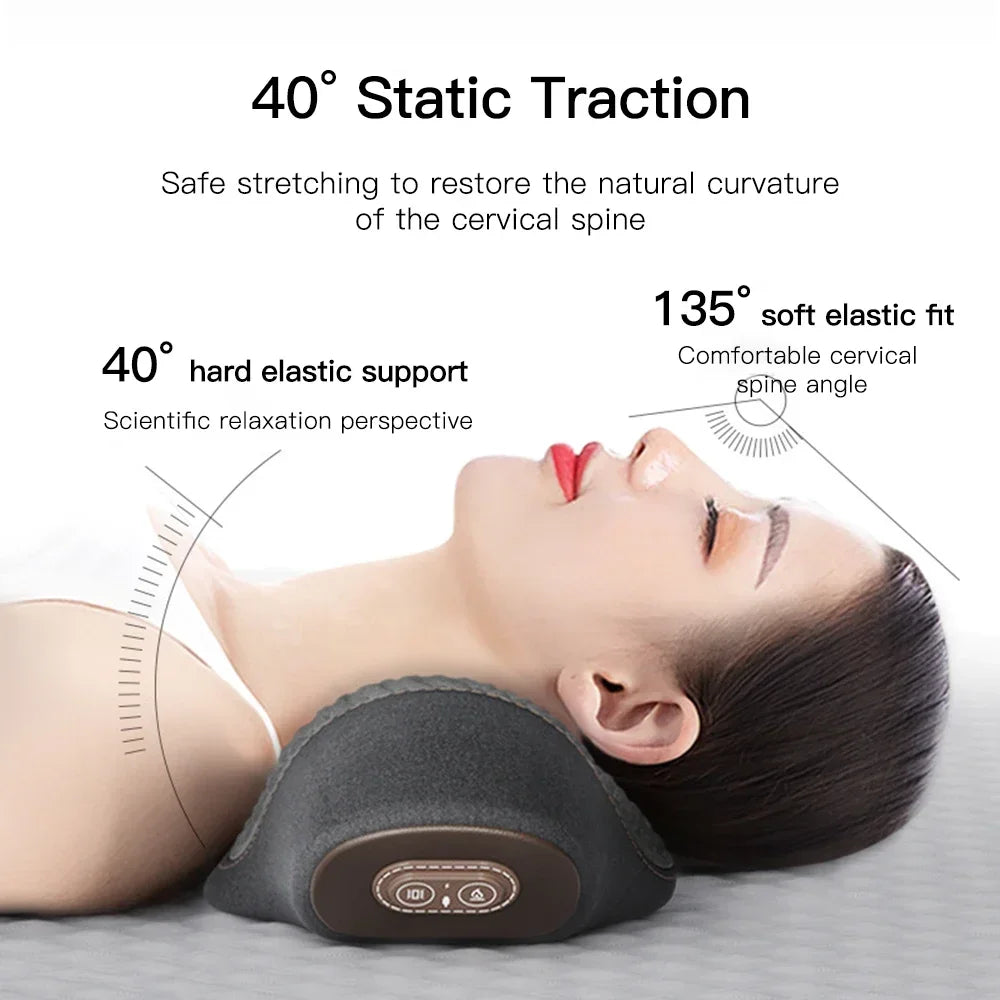 NeckTherapy™ – Electric Neck Massager with Heat, Vibration & Traction