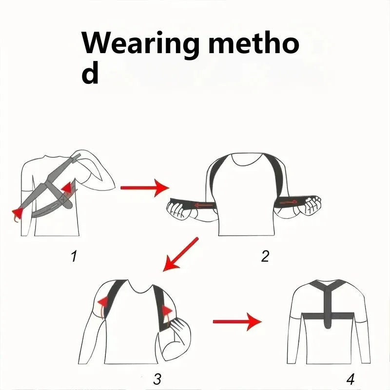 PostureFix™ – Unisex Adult Posture Support Belt Sitting-use Back & Shoulder Brace 6