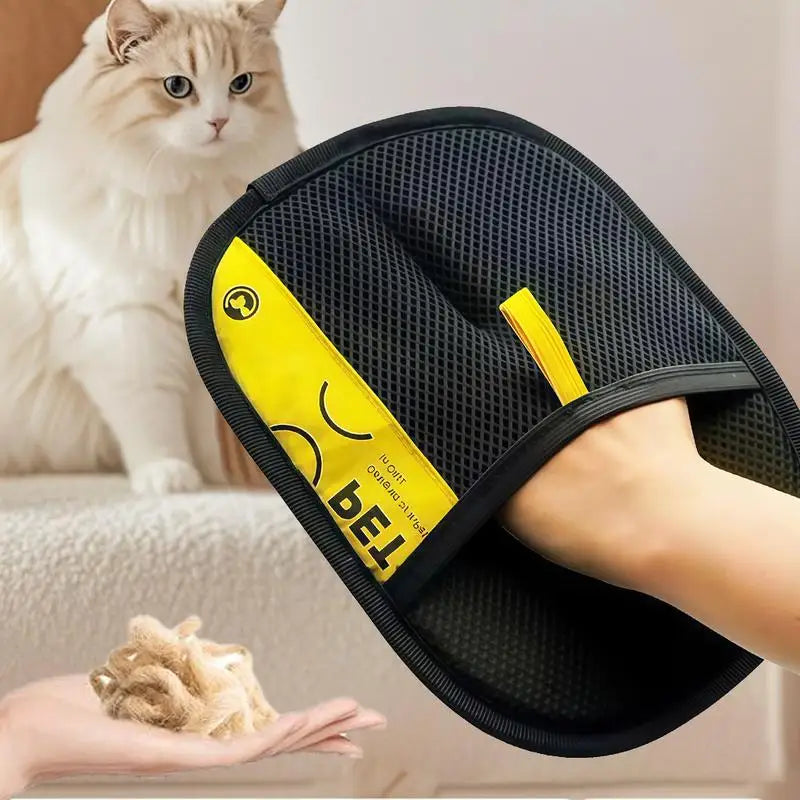 FurGlove™ – 2-in-1 Pet Hair Remover Glove + Lint Roller for Dogs & Cats
