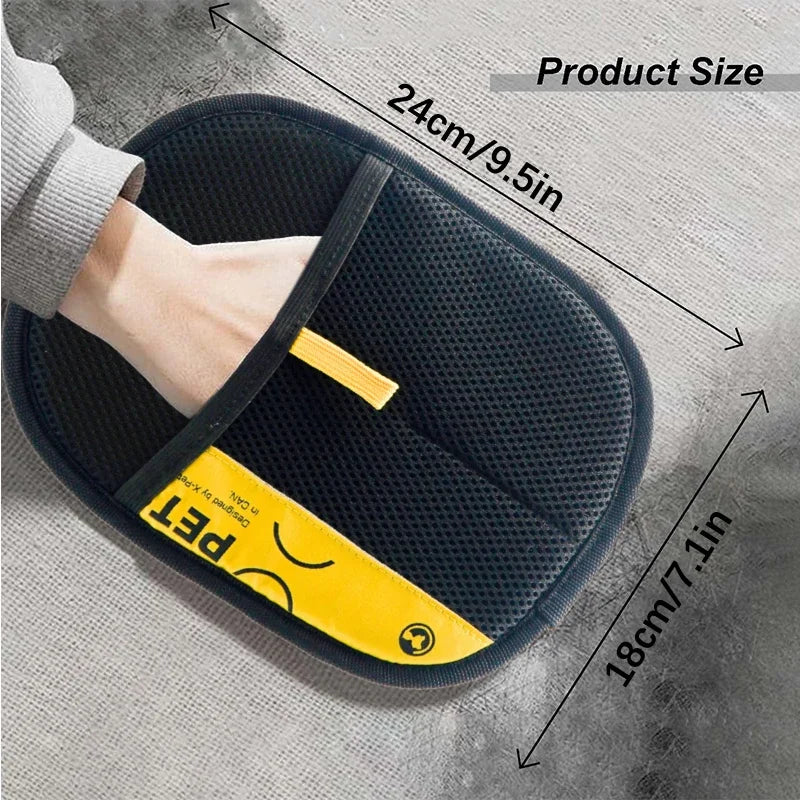 FurGlove™ – 2-in-1 Pet Hair Remover Glove + Lint Roller for Dogs & Cats