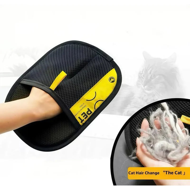FurGlove™ – 2-in-1 Pet Hair Remover Glove + Lint Roller for Dogs & Cats