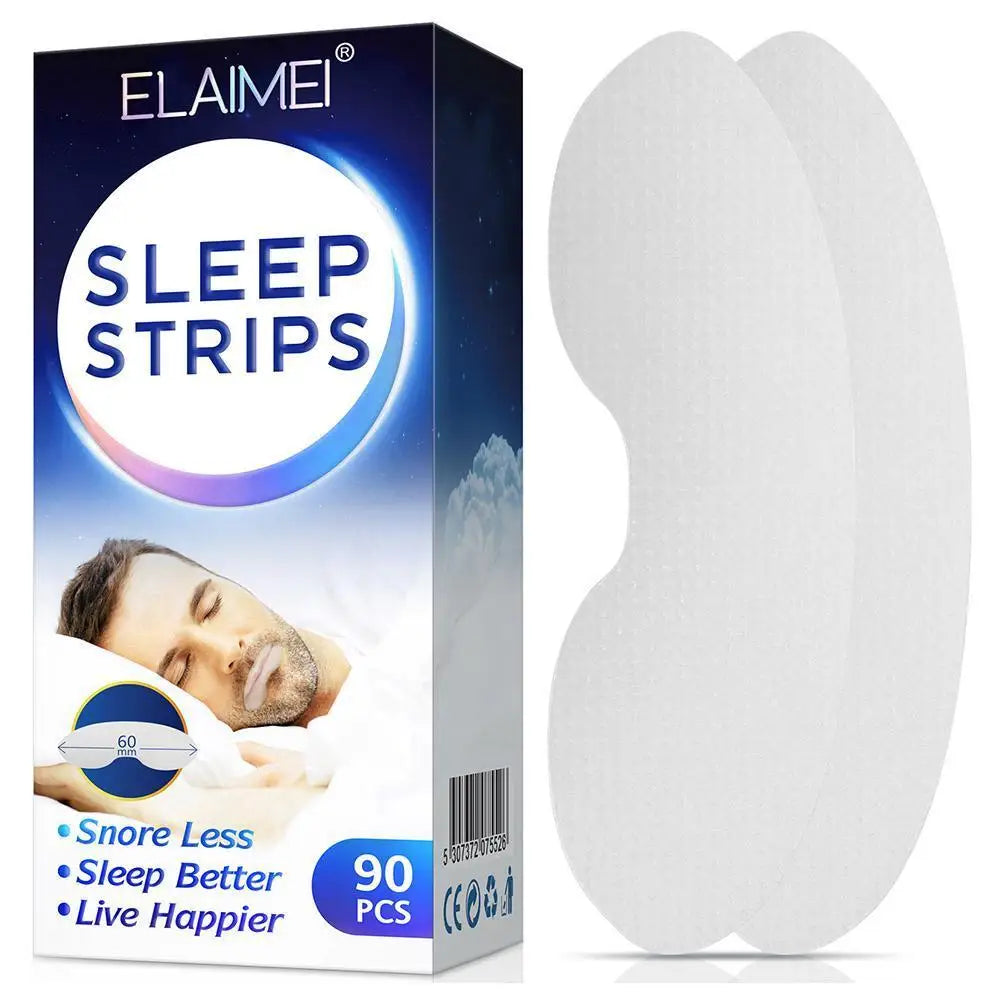 DreamSeal™ – Gentle Sleep Mouth Tape for Nasal Breathing & Snore-Free Nights (90 Strips)