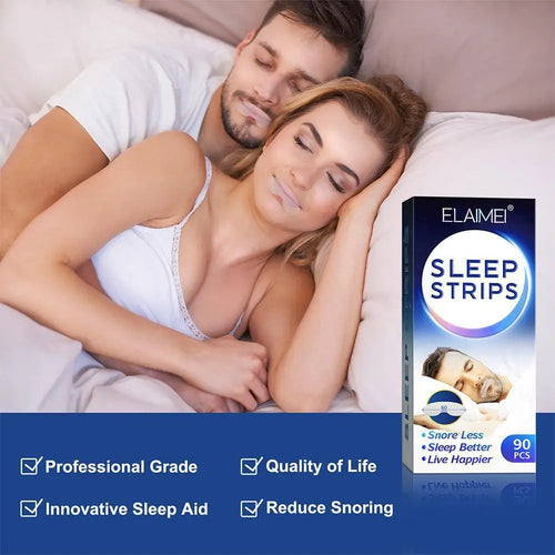 DreamSeal™ – Gentle Sleep Mouth Tape for Nasal Breathing & Snore-Free Nights (90 Strips)